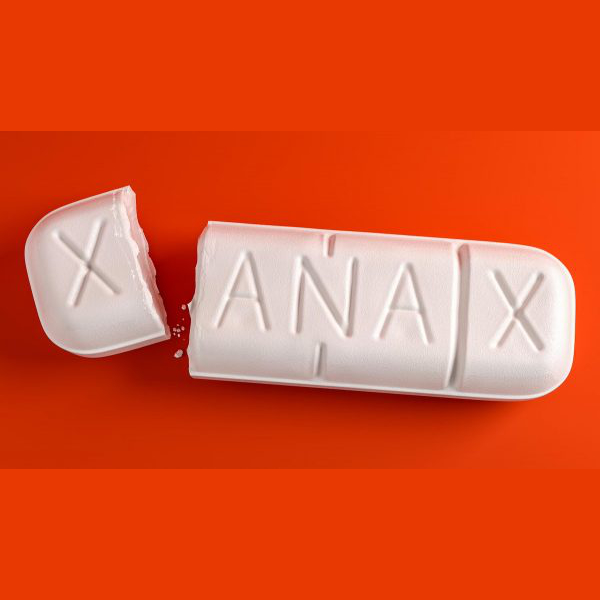 An example of what Xanax looks like